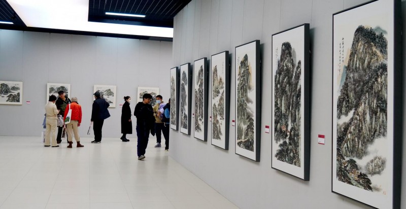 著名畫家陳培倫山水畫展在中國國家畫院隆重舉行
