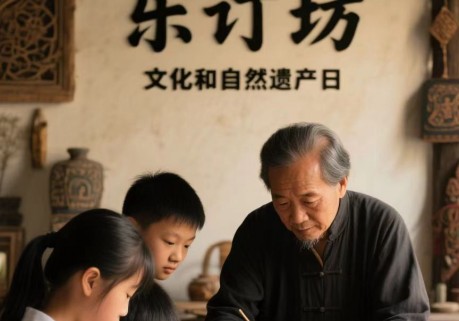 文化和自然遗产日在乐订坊体验非遗手工
