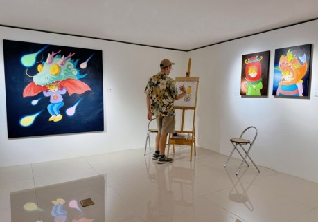 西班牙艺术家KOCTEL个展《橙色乐园》登陆北京216SPACE