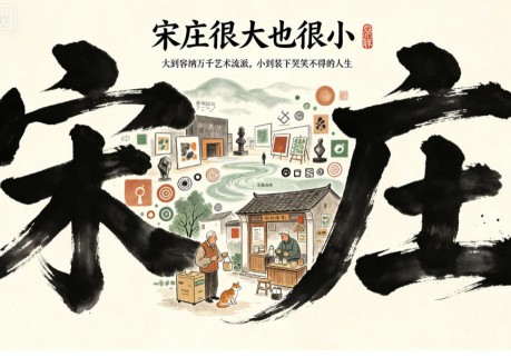 宋庄居一岁：甲骨文书家笑琰，卡在生意与笔墨之间