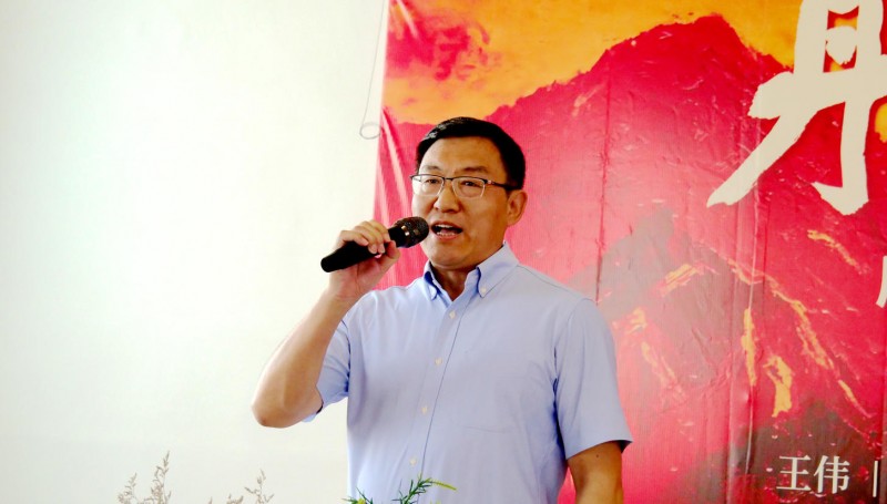 点击打开原图 丹青铸军魂 庆祝建军99周年书画名家邀请展在北京怀柔开幕